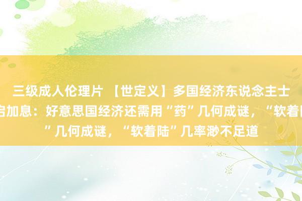 三级成人伦理片 【世定义】多国经济东说念主士评好意思联储重启加息：好意思国经济还需用“药”几何成谜，“软着陆”几率渺不足道